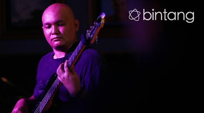 Franky Sadikin, bassis Fusion Stuff (Deki Prayoga/Bintang.com)