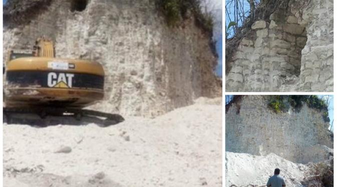 Piramida Suku Maya di Belize hancur dibuldoser 