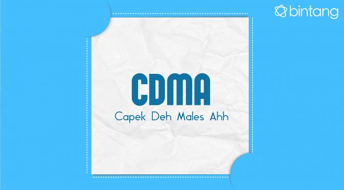 CDMA: Capek Deh, Males Ah! (Via: Bintang.com/Iqbal Nur Fajri)
