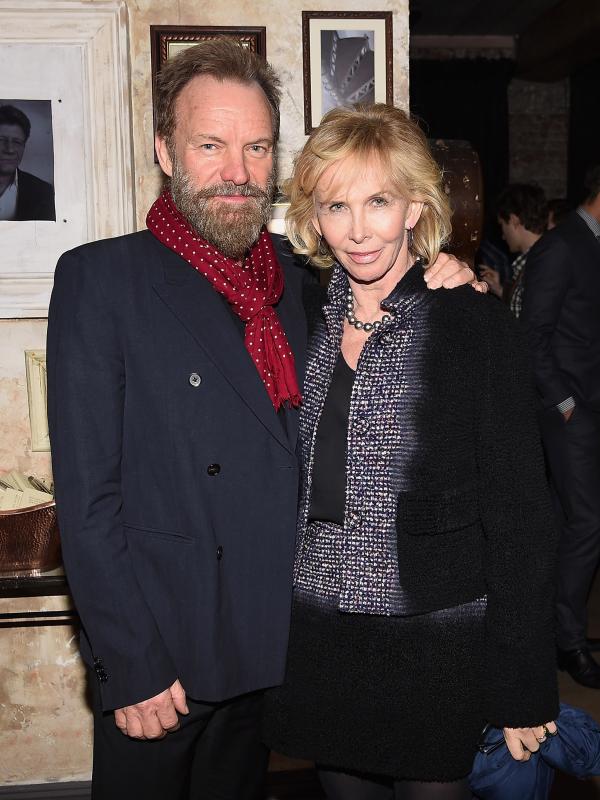 Sting dan Trudie Styler (via AFP/Bintang.com)