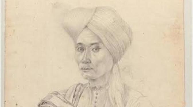 Sketsa Pangeran Diponegoro koleksi Rijkmuseim Jakarta (istimewa)
