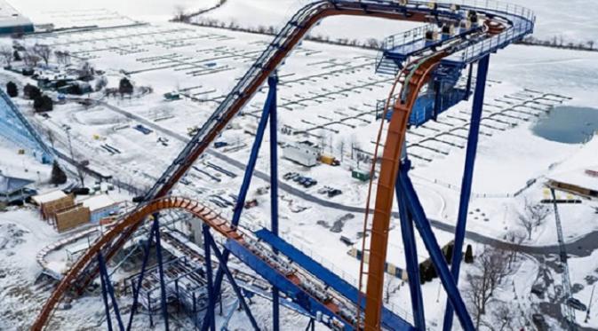 Roller coaster tertinggi di dunia ada di AS (oddee)