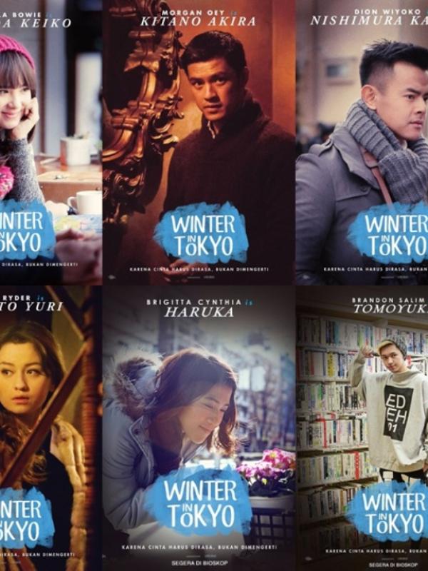 Poster karakter film Winter in Tokyo. foto: twitter