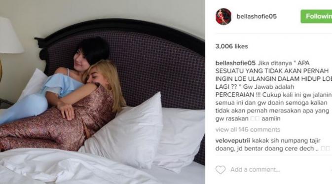 Bella Shofie mengaku trauma dengan perceraian [foto: instagram/bellashofie05]