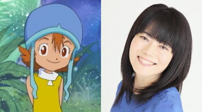 Yuko Mizutani, pengisi suara Sora Takenouchi dalam anime Digimon Adventure. (Toei Animation / Oricon / kotaku.com)