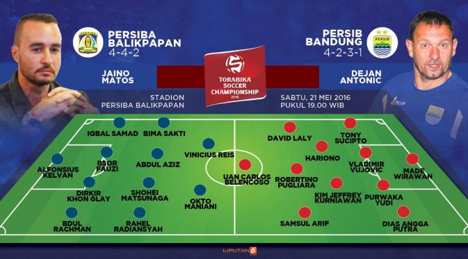 Persiba Balikpapan V Persib Bandung (Liputan6.com / Triyasni)