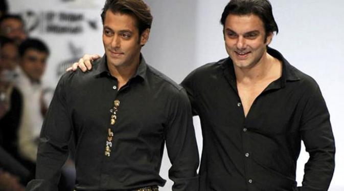 Salman Khan dan sang adik, Sohail Khan [foto: Bollywoodlife]