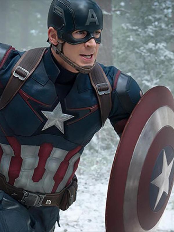 Chris Evans sebagai Captain America. Foto: via money.cnn.com