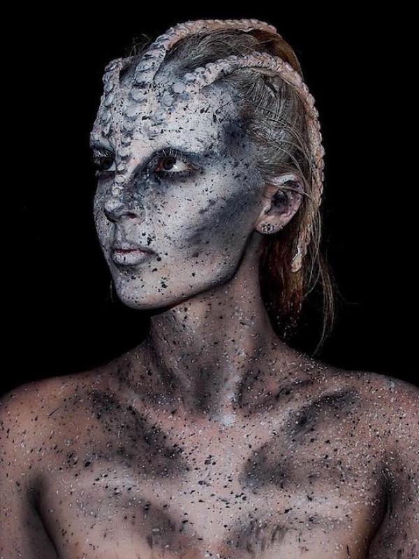 Hasil body painting Lara Wirth 3. Sumber : mymodernmet.com