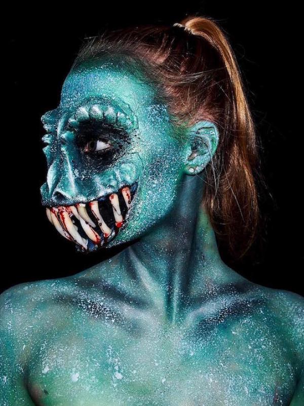 Hasil body painting Lara Wirth 6. Sumber : mymodernmet.com