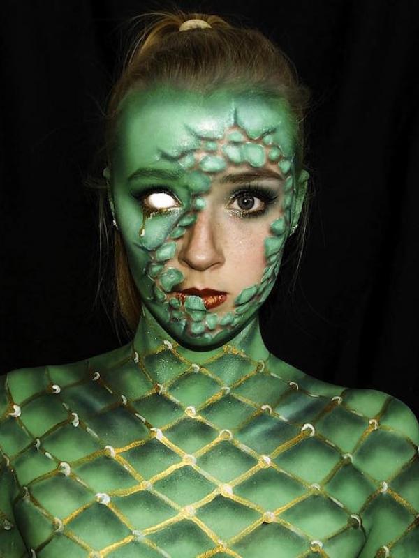 Hasil body painting Lara Wirth 8. Sumber : mymodernmet.com