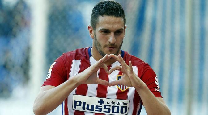 Gelandang Atletico Madrid, Koke. (AFP). 