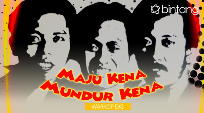 Maju Kena Mundur Kena menjadi film terlaris pertama karya Warkop DKI. (Digital Imaging: Muhammad Iqbal Nurfajri/Bintang.com)