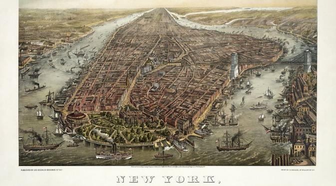 Gambaran New York pada masa lalu (Wikipedia)