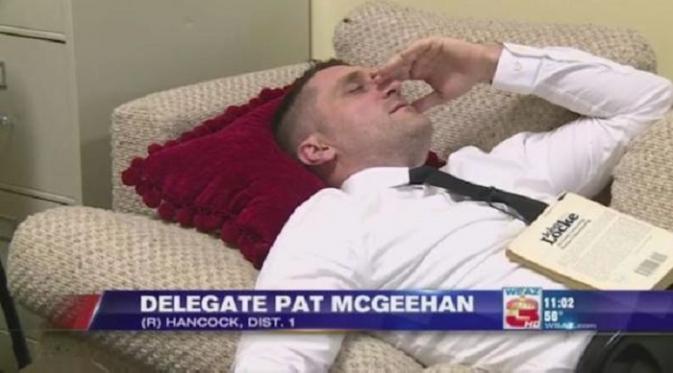 Anggota parlemen Virginia Barat, Pat McGeehan (pinit/oddee)