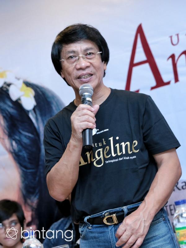 Kak Seto saat preskon film Untuk Angeline (Adrian Putra/bintang.com)