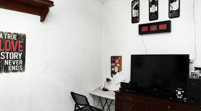 Sudut kamar Dwi Andhika. (Deki Prayoga/Bintang.com)