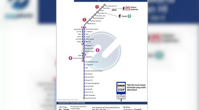 Transjakarta resmi mengoperasikan 2 rute baru yang menjajal Ciputat dan BSD