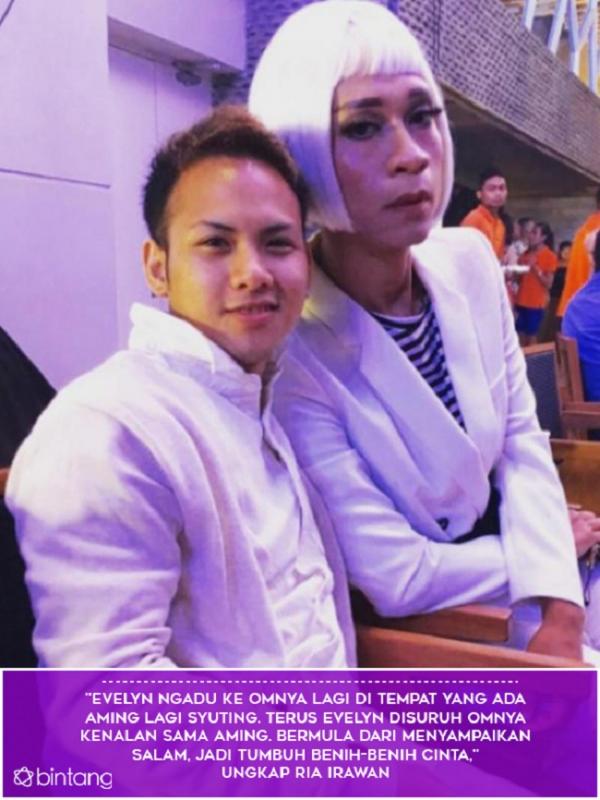 Fakta Pernikahan Aming dan Evelyn (Foto: Bintang Pictures, Desain: Muhammad Iqbal Nurfajri)