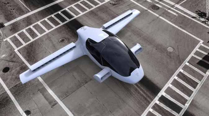 Pesawat masa depan perusahaan start up Lilium (ESA)
