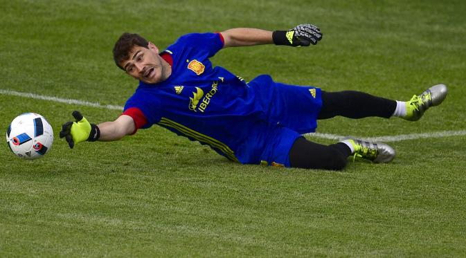 Iker Casillas. (AFP/PIERRE-PHILIPPE MARCOU)