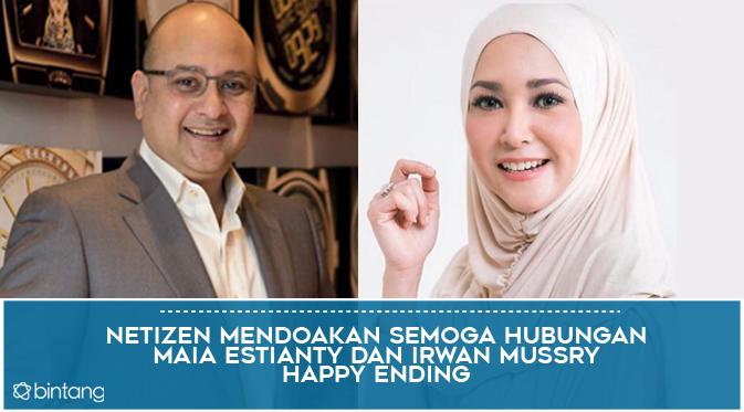 Netizen berharap Maia Estianty dan Irwan Mussry happy ending. (Instagram)