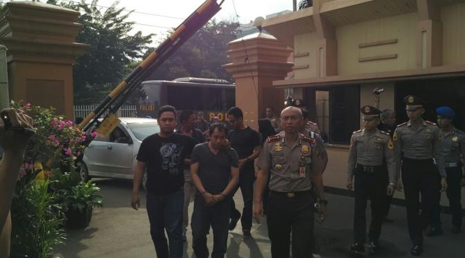 Jaelani (35), ditangkap petugas kepolisian di Indramayu, Jawa Barat (Liputan6.com/Nanda)