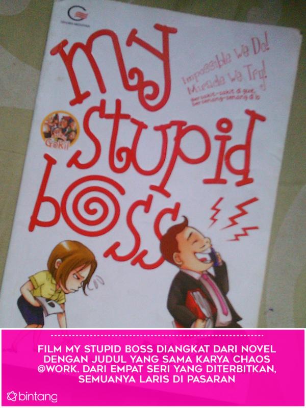 My Stupid Boss diadaptasi dari novel dengan judul yang sama. (Foto: via id.priceaz.com, Desain: Muhammad Iqbal Nurfajri) 
