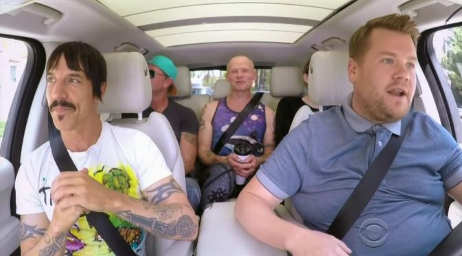 Red Hot Chilli Peppers ikuti Carpool Karaoke