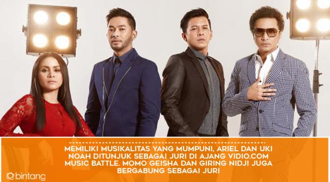NOAH, Band Penuh Pesona dan Lugas Berkarya. (Foto: twitter @vidiodotcom, Desain: Muhammad Iqbal Nurfajri/Bintang.com)