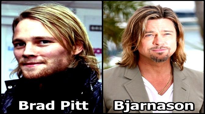 Pemain Timnas Islandia Bjarnason Mirip Brad Pitt