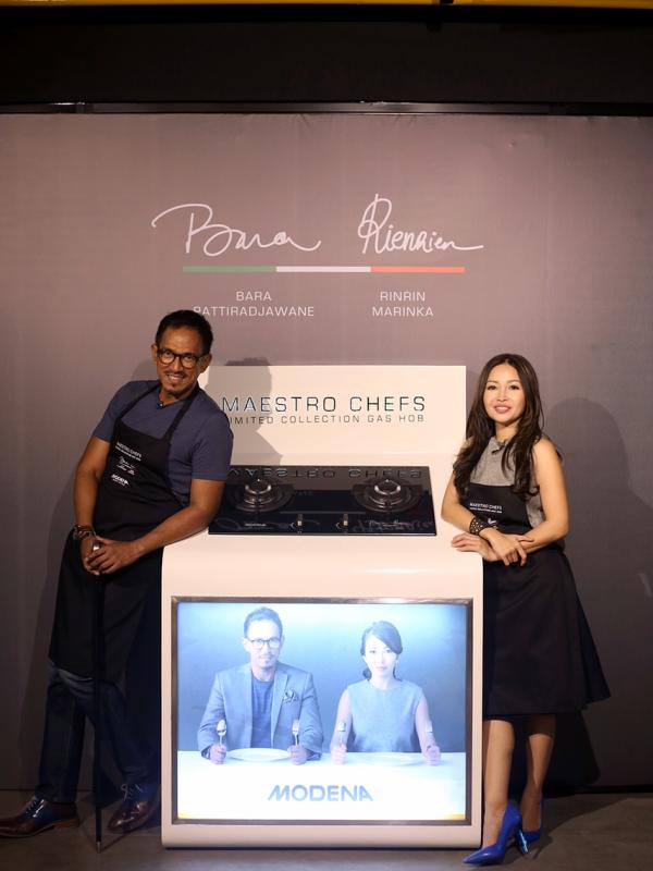 Acara peluncuran juga dihadiri oleh Chef Marinka dan Chef Bara.