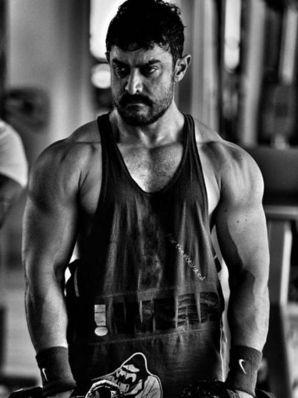 Aamir Khan di film Dangal. foto: twitter