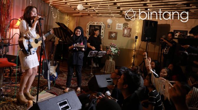 Sheryl Sheinafia gelar acara intim bareng fans (Galih W Satria/Bintang.com)