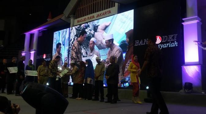 Gubernur DKI Jakarta Basuki Tjahaja Purnama atau Ahok menghadiri acara Bazis DKI Jakarta (Liputan.com/ Delvira Chaerani Hutabarat) )
