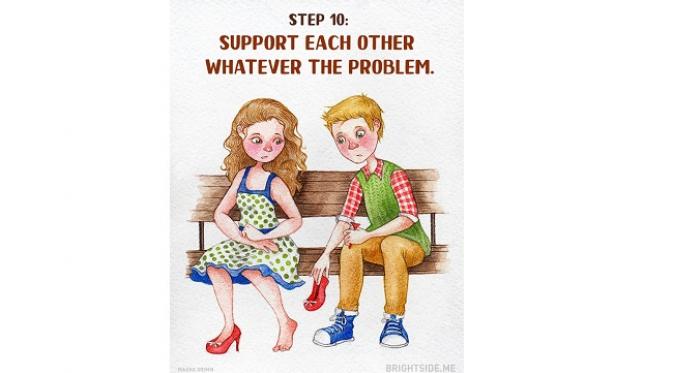 Saling mendukung satu sama lain apapun masalah yang dihadapi (sumber Brightside.me)