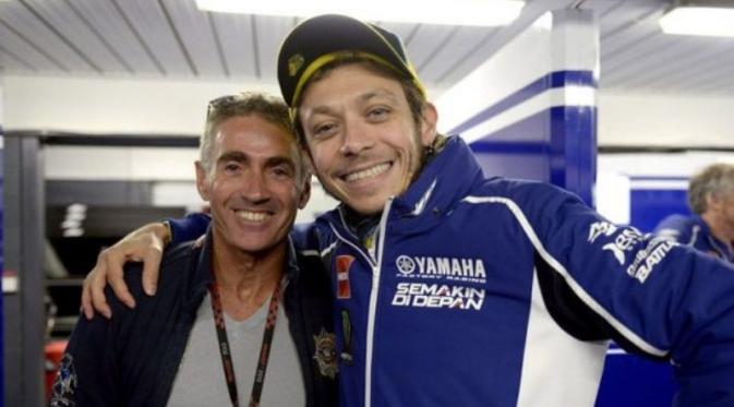 Rossi bersama Mick Doohan