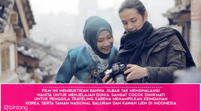 Film Jilbab Traveler: Love Sparks. (Foto: Instagram (@morganoey), Desain: Muhammad Iqbal Nurfajri/Bintang.com)