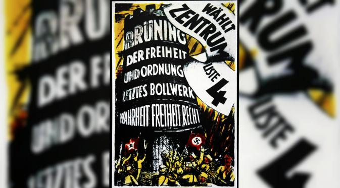 Poster kampanye Jerman 1932 (BBC)