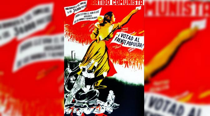 Poster kampanye Spanyol 1936 (BBC)
