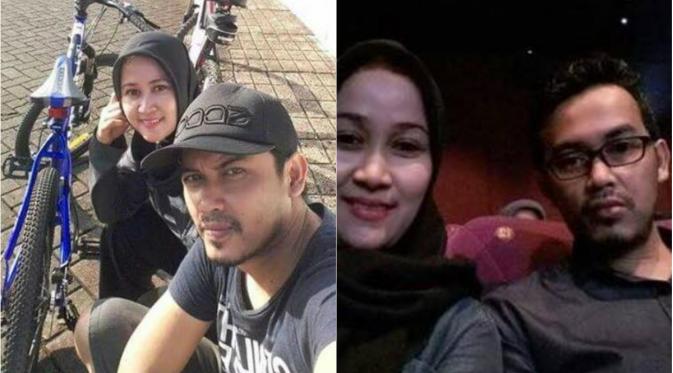 Pasangan suami istri, Hidayat Taufiqurahman dan Rita Agustina pemalsu vaksin untuk balita. (Ist)