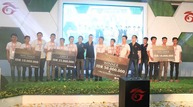 Para pemenang di turnamen Grand Final FIFA Online 3. (Garena Indonesia)