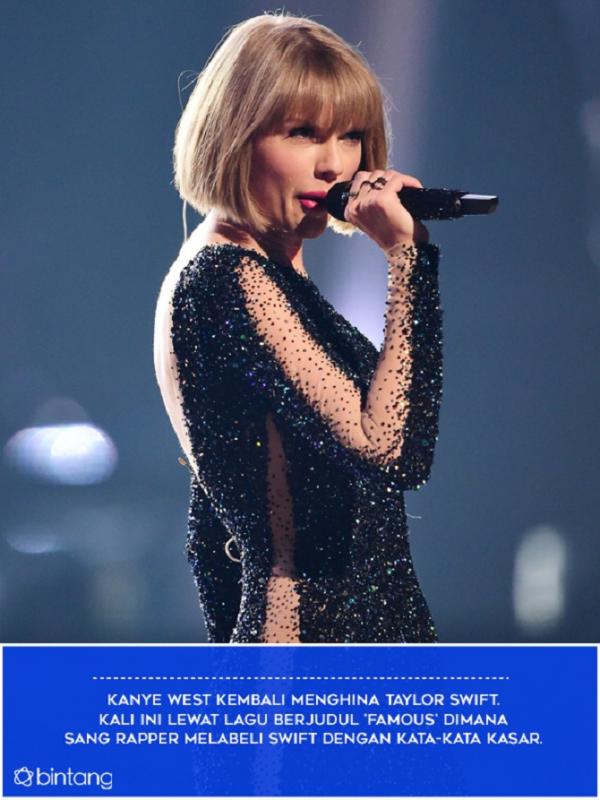 7 momen sejarah perselisihan antara Kanye West dan Taylor Swift. (Desain: Muhammad Iqbal Nurfajrii/Bintang.com)