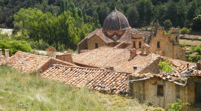 La Estrella, sebuah desa kecil di Spanyol yang ditinggalkan oleh penduduknya (Alamy/BBC)