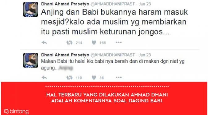 Kontroversi Ahmad Dhani yang merusak reputasi (Foto: twitter.com/ahmaddhaniprast, Desain: Muhammad Iqbal/Bintang.com)