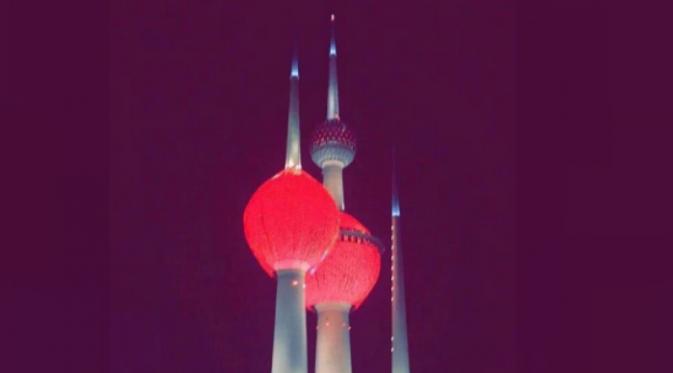Kuwait City Tower (Twitter @Saadbin6iflah)
