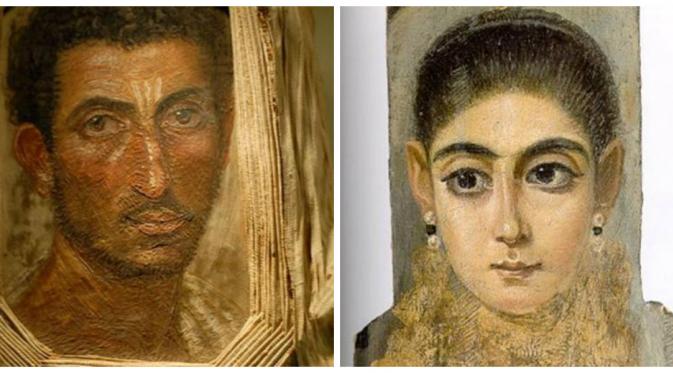 Potret Fayum, wajah-wajah para mendiang dari era Mesir Kuno (Wikipedia/Public Domain)