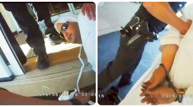 Jubah Putih Pria UAE Berujung dengan Penangkapan Brutal Polisi AS (CCTV)
