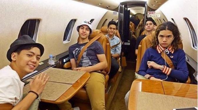 Maia Estianty ajak anak-anak mudik ke Surabaya naik jet pribadi? [foto: instagram]