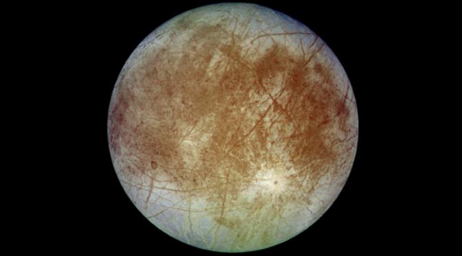 Europa, bulan dari Yupiter (NASA)
